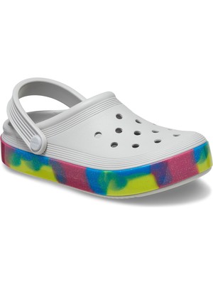 Crocs Off Court Glitter Band Clog K Çocuk Beyaz Günlük Stil Terlik 209714_1FS