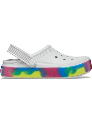 Crocs Off Court Glitter Band Clog K Çocuk Beyaz Günlük Stil Terlik 209714_1FS