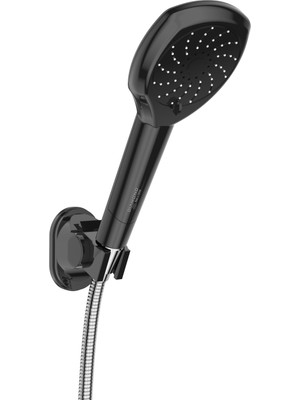 Vala Orıon Siyah Mafsallı Duş Seti