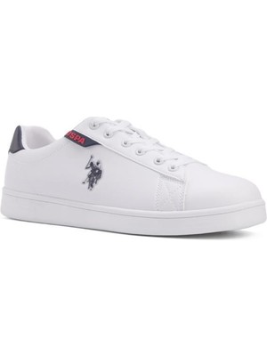 U.S. Polo Assn. Costa 4fx 101501686 Erkek Sneaker Ayakkabı Beyaz Lacivert Kırmızı