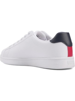 U.S. Polo Assn. Costa 4fx 101501686 Erkek Sneaker Ayakkabı Beyaz Lacivert Kırmızı