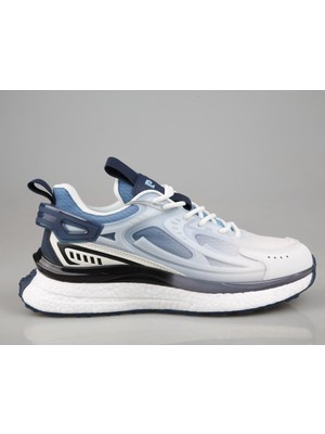 Pierre Cardin PCI-10105 Beyaz Mavi Erkek Sneakers