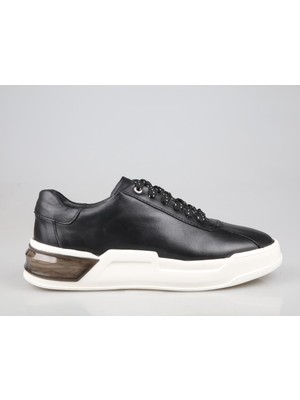 Marcomen 19179 Hakiki Deri Siyah Erkek Günlük Ayakkabı