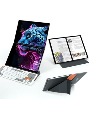 Yasomi Dual-Tech DS135S Çift Ekran 16 GB Ram Alder Lake N100 2tb SSD Dizüstü Bilgisayar