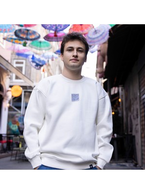 Rascape Beyaz Promiscuous Sweatshirt
