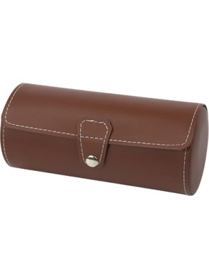 Akdeniz Kutu Taşınabilir Deri 3 Yuvalı Saat Çantası