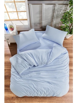 Stella Flavo Çarşafı Lastikli Battal Boy Düz Renk Nevresim Takımı