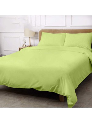 Stella Flavo Çarşafı Lastikli Çift Kişilik Düz Renk Nevresim Takımı