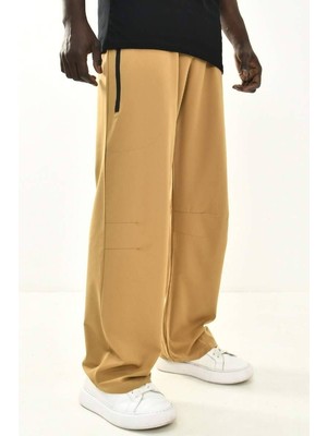 Camel Baggy Fit Erkek Pantolon