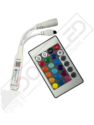 Dora Led Tuya Destekli Bluetooth Kontrollü RGB Şerit Led Kontrol Cihazı 5-24V