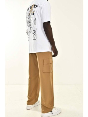 Camel Kargo Cepli Baggy Fit Pantolon