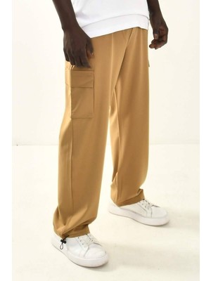 Camel Kargo Cepli Baggy Fit Pantolon