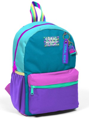 Coral High Minik Yuva Sırt Çantası Pembe Pastel Renkli Iki Bölmeli 23559