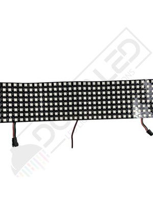 Dora Led WS2812B Matrix Dijital Esnek Ekran 8X32 Rgb LED Ayrı Ayrı Adresli Matrix Ekran 5V