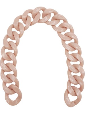 Angel Çanta Aksesuar 41 cm Akrilik Zincir Pudra Renk