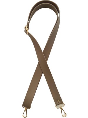 Angel Çanta Aksesuar Suni Deri Ayarlı Çanta Sapı 120X2.4 cm Vizon Renk Light Gold Metalli