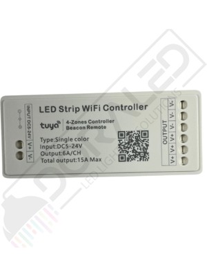 Dora Led Tuya Destekli Wifi Kontrollü Rgbw Şerit LED Kontrol Devresi 5-24V