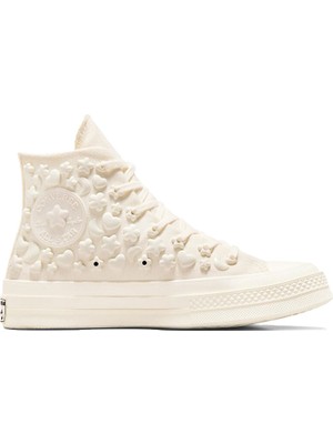 Converse Chuck 70 Stars Kadın Günlük Ayakkabı A06434C Krem