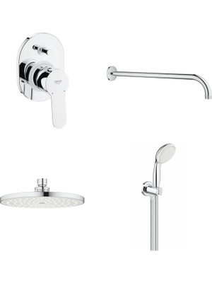 Grohe Eco Gagasız Ankastre Duş Seti - 29039000SET2