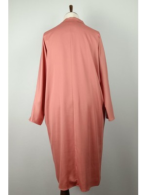 Duay Butik Oversize Taş Detaylı Tunik Gülkurusu T1621