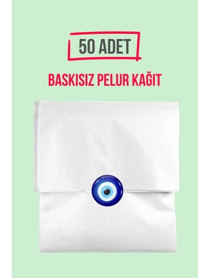 Netsan Etiket 50 Adet 50X70CM Baskısız Pelur Kağıdı - Hediye Kağıdı