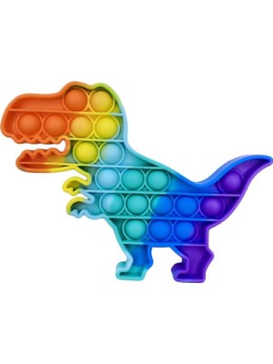 Deembro Popit Oyuncak Pop It Push Buble Fidget Dinozor Popit Zihinsel ve Duyusal Stres Dinazor Popit Dinozor Oyuncak popit oyuncak