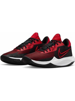 Nike Precision Vı Unisex Basketbol Ayakkabı DD9535-002-SIYAH-KRMZ