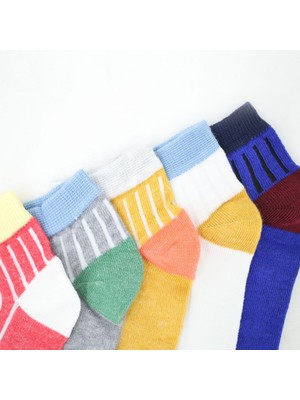 Kral Socks 5 Çift Pamuklu Basic Derbili Kadın Çorap