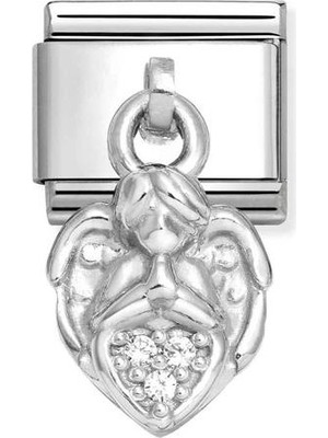 Nomination Composable Classic Dekoratif Charm - Charm Semboller - Melek -  925 Gümüş