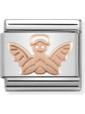 Nomination Composable Classic Dekoratif Link - Semboller - Melek - (14 Angel) 9k Rose Altın