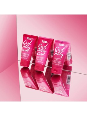 Umberto Giannini Curl Jelly Jöle, Krem, Şampuan 3'lü Başlangıç Seyahat Kiti (3 x 50 ml)