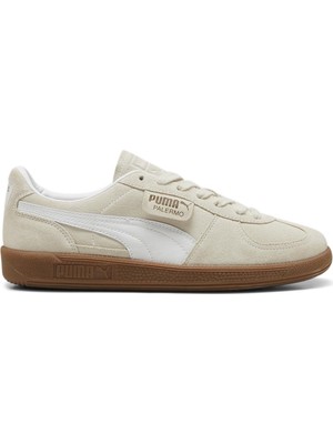 Puma Erkekler İçin Palermo Bej Spor Ayakkabı Nefes Alabilir Yapı ile Koşu ve Yürüyüş İçin İdeal