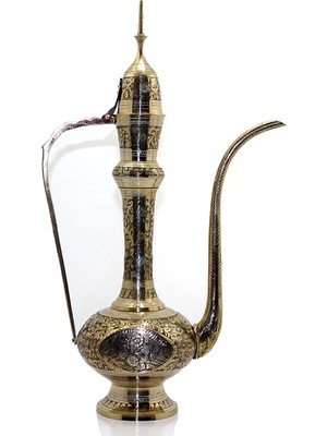 Markport Dekoratif Zamak Adalet Terazisi Heykel Biblo 48 cm KSK178.