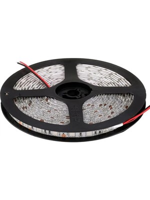 Ledon LED Şerit 3 Çipli Kırmızı Iç Mekan Silikonsuz 60 LED 5 Metre (5050)