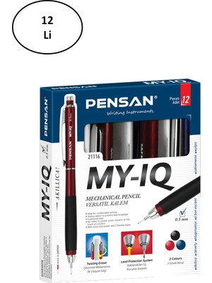 Pensan My Iq 0.7 mm Versatil Kalem 12'li