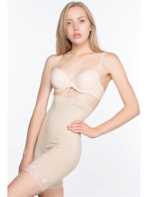 Narnuga Modlive Ten Emay 2027 Yüksek Bel Dantelli Paçalı Korse