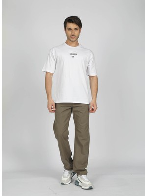 Lee Cooper Normal Bel Straight Haki Erkek Chino Pantolon 242 Lcm 221002 Rıcky Nd 1 Haki