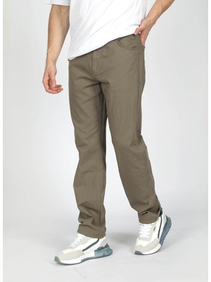 Lee Cooper Normal Bel Straight Haki Erkek Chino Pantolon 242 Lcm 221002 Rıcky Nd 1 Haki