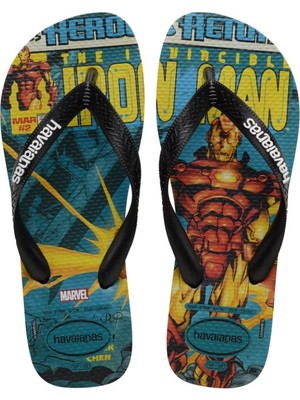 Havaianas Yeşil - Çok Renkli Erkek Plaj Terliği Top Marvel Classıcs