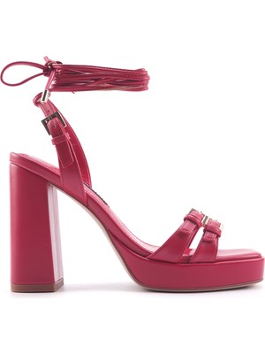 Nine West Benalde 4fx Kırmızı Kadın Topuklu Sandalet