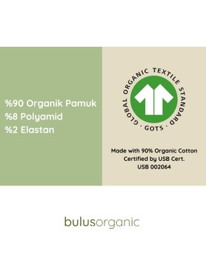 Buluş Organic 3'lü Ekoseli Kız Çocuk Soket Çorap