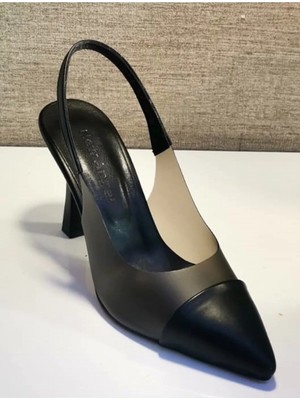 New Angel 897 Kadın Arkası Açık Şeffaf Detaylı Stiletto