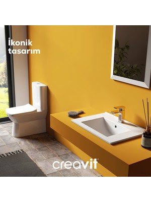 Creavit Nova Rim-Off Duvara Dayalı Klozet Takım