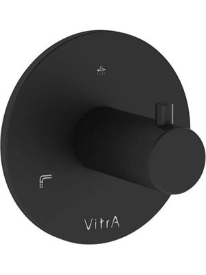 VitrA Origin Ankastre Yönlendirici 3 Yollu Mat Siyah A4285936WTC