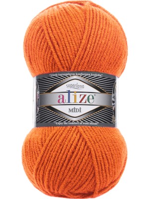 Alize 5 Adet Alize Superlana Midi 225 Amber