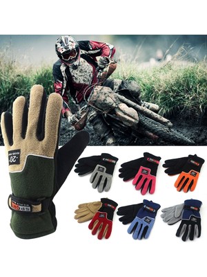 Liangduo Shop No.6 Stili Yürüyüş Eldivenleri Kış Termal Sıcak Polar Eldiven Erkek Kadın Kayak Snowboard Rüzgar Geçirmez Su Geçirmez Yürüyüş Giyim Aksesuarları (Yurt Dışından)