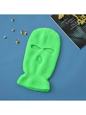 Liangduo Shop Mavi Stil Balaclava Cadılar Bayramı Maskesi Şapka Caps Parti Motosiklet Bisiklet Bisiklet Unisex Sıcak Tutmak Spor Kasketleri Örme Şapka (Yurt Dışından)