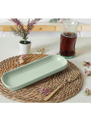 Keramika Kayık Noyan 26x9 Cm Nil Yeşili 306