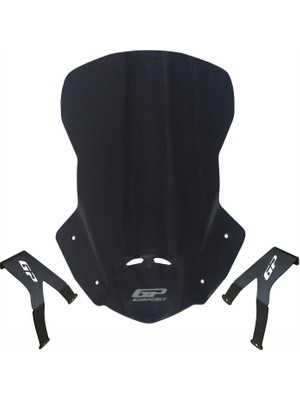 GP Kompozit Honda CRF250L / CRF300L 2013-2020 Uyumlu Tur Camı Füme 42 cm