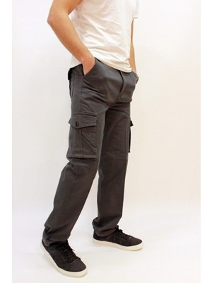 butiksinope Erkek Gri Kargo Pantolon